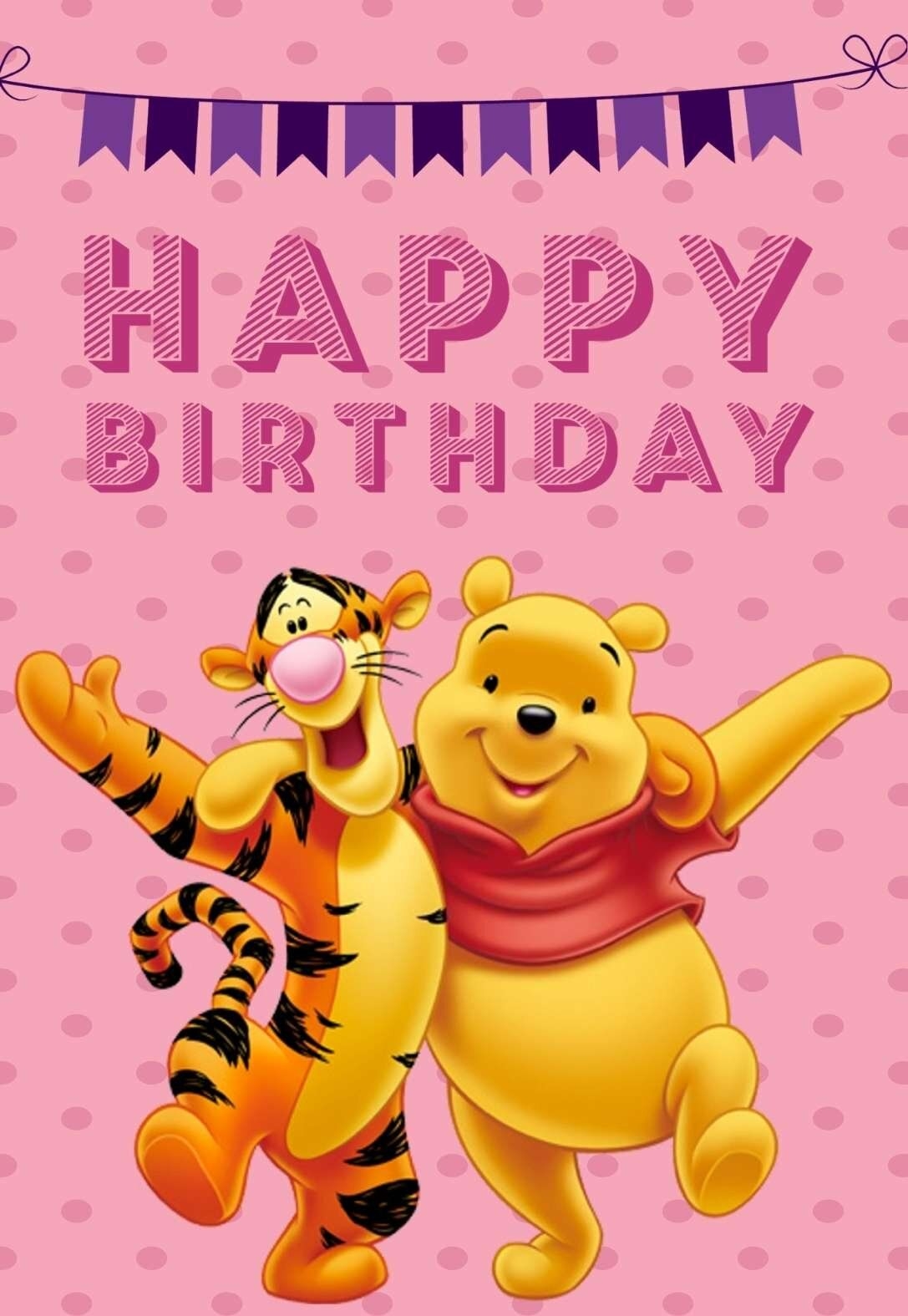 Winnie The Pooh Birthday Cards Printable Free