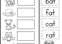 Free Printable At Word Family Worksheets