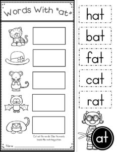 Word Family Activities Free Printables