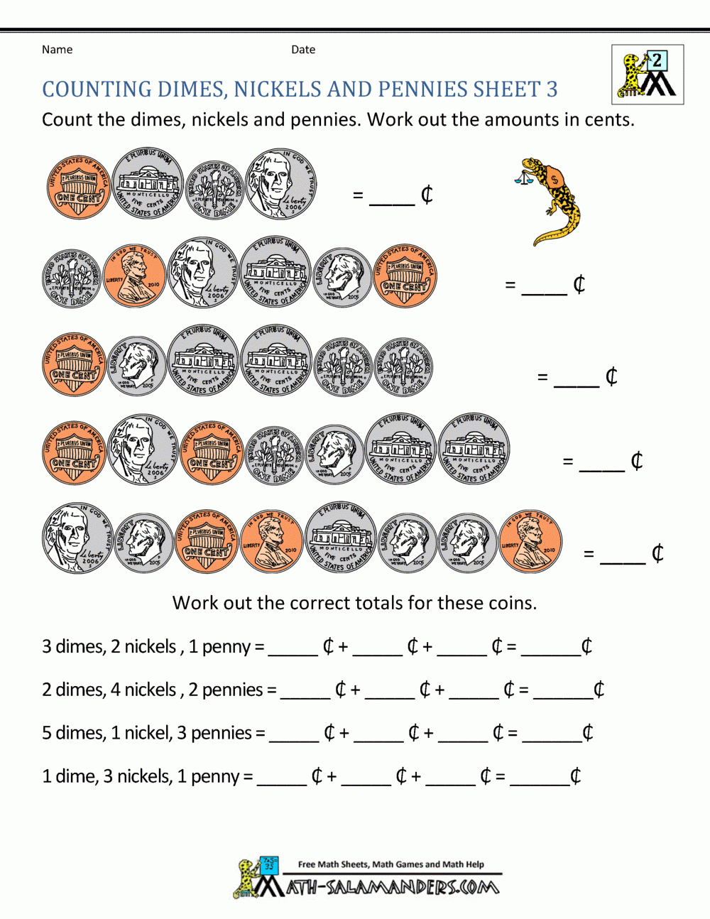 Worksheets For Second Graders Free Printable