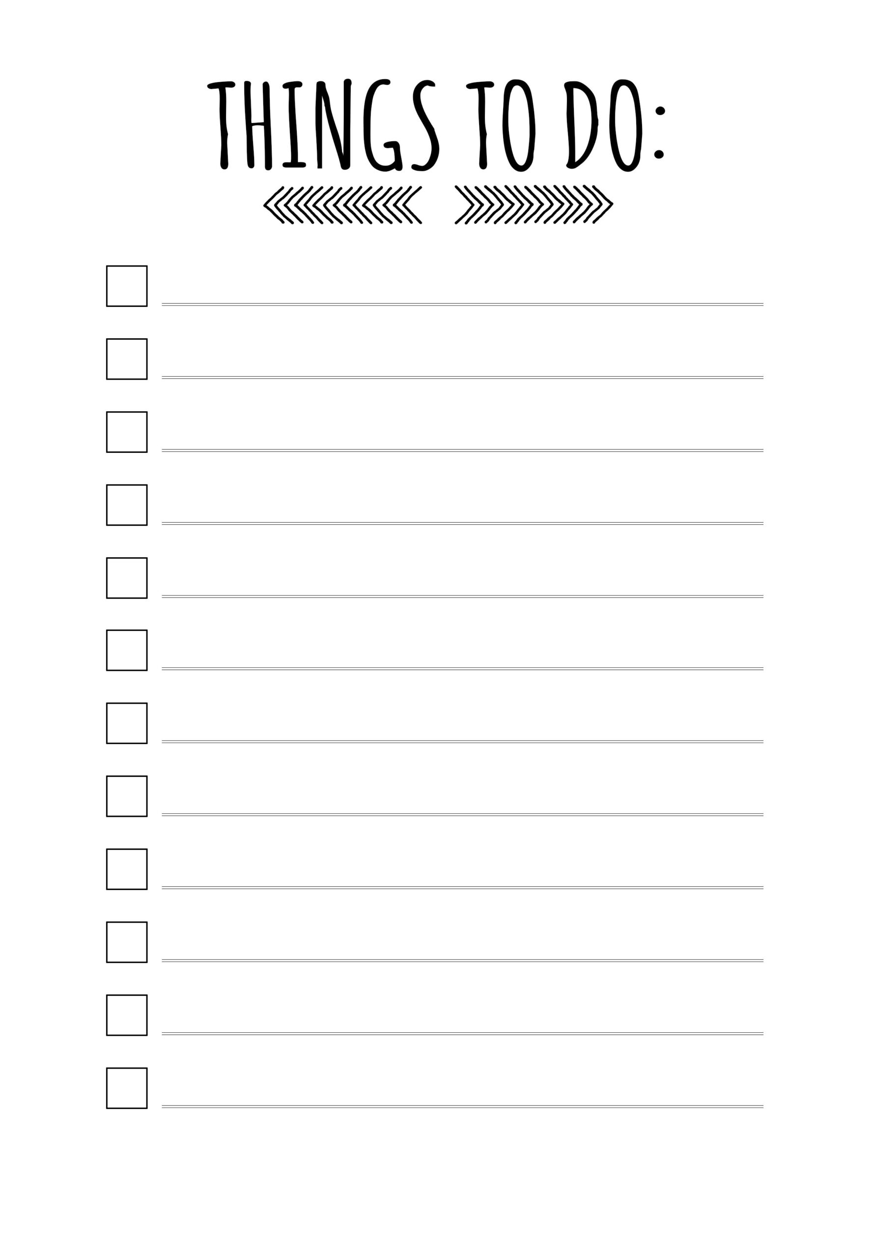 You 39 ll Want To Get Through Your To do List When You Have Templates That 