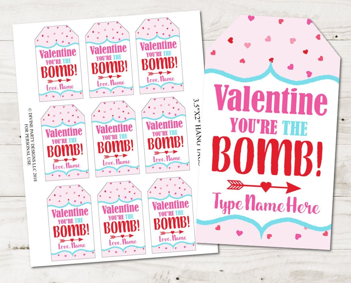 You 39 re The Bomb Valentine Free Printable Get Creative This Year With A 