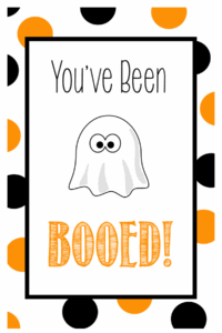 You 39 ve Been Booed Cute Free Printable Tags Halloween Gift Ideas
