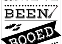 You’Ve Been Booed Sign Printable Free