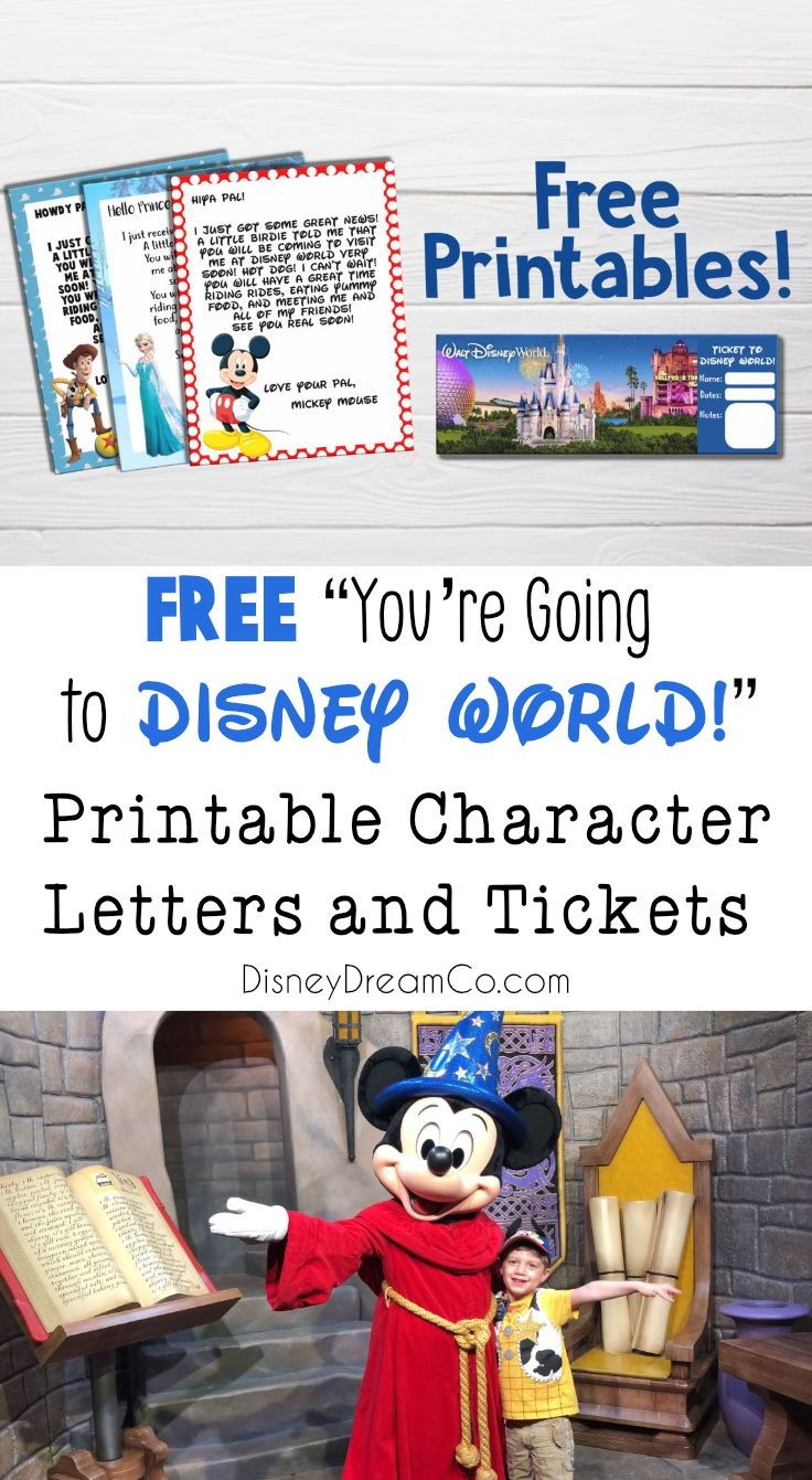 You'Re Going To Disneyland Free Printable